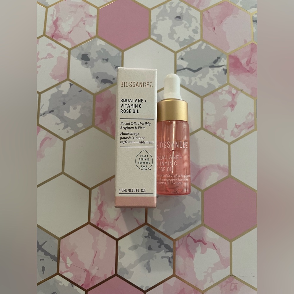 2/$20 Biossance Squalane + Vitamin C Rose Oil (Sample Size)